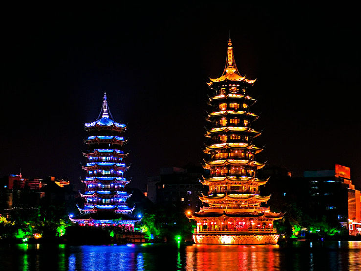 Sun and Moon pagodas